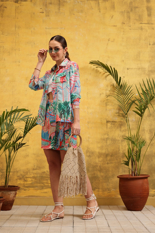 Tropical Mirage Co - Ord Set - Label Shona Rohatgi Garg