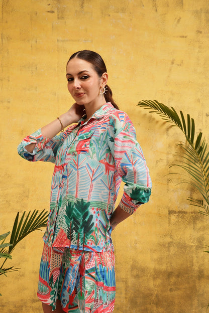 Tropical Mirage Co - Ord Set - Label Shona Rohatgi Garg